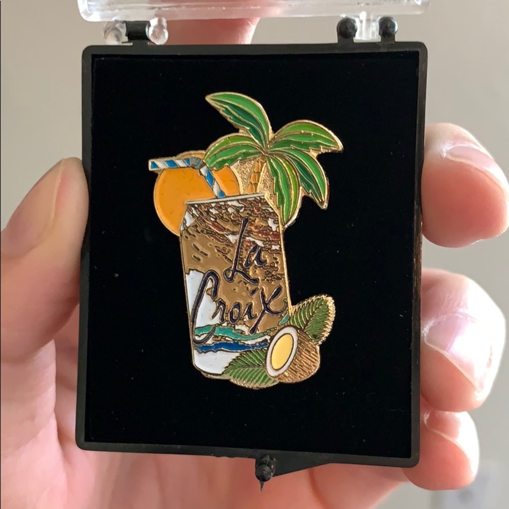 La Croix Enamel Pin